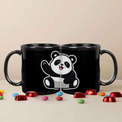 Black Coffee Mug
